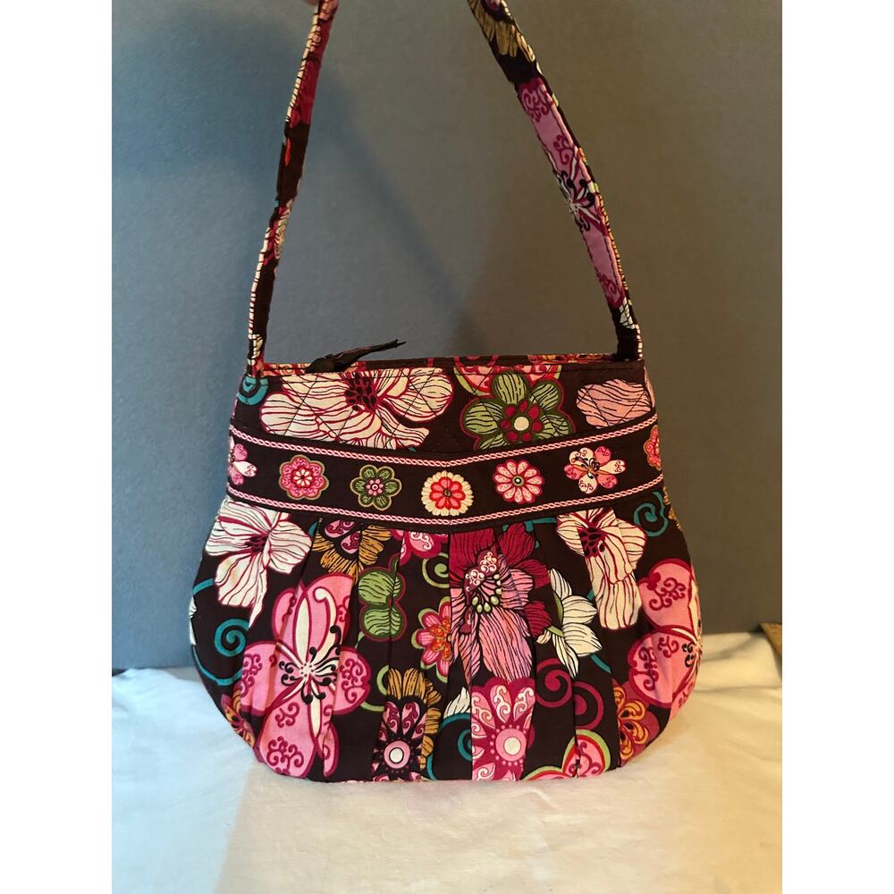Vera Bradley Brown Mod Floral Handbag